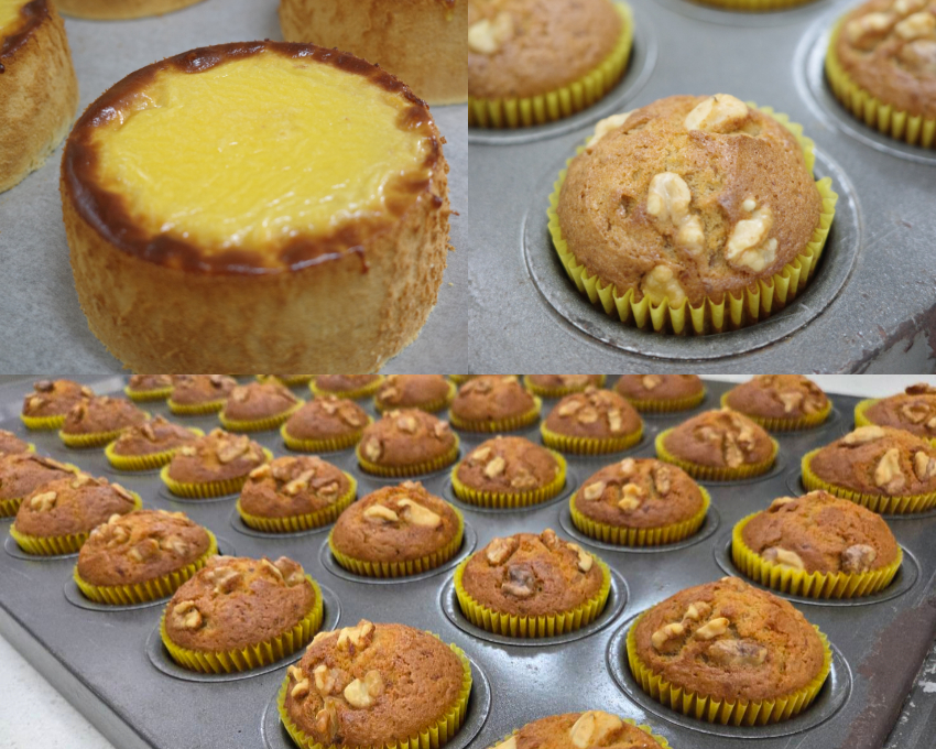 🍯岩燒蜂蜜蛋糕x桂圓杯子蛋糕