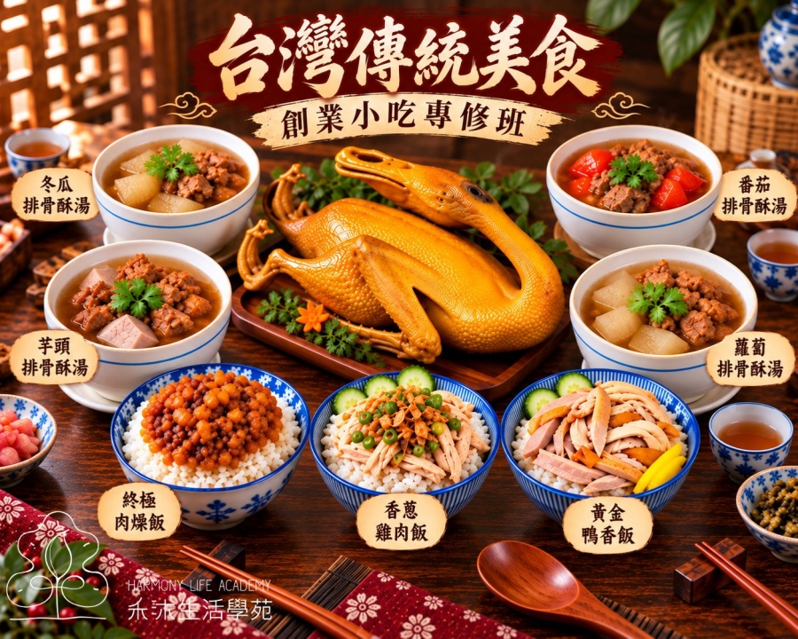 台灣傳統美食創業小吃專修班 加開