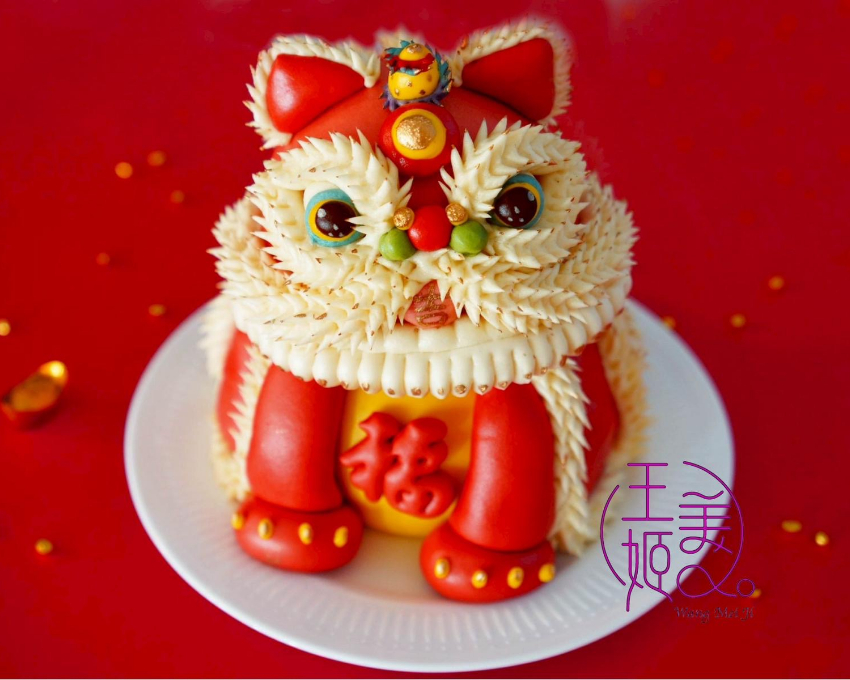 吉祥醒獅獻寶鮮乳造型饅頭專修班